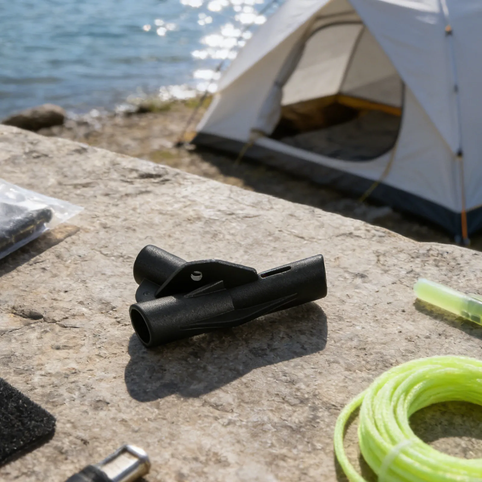 2Pcs Tent Accessories Outdoor Y Shaped Plastic Pipe Connectors Sturdy Tee Frame Fittings Tent Pole Connectors for Camping Canopy - view 3