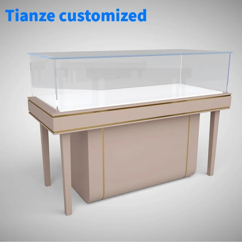 [Customized]Factory price morden design jewelry display showcase jewellery display counter