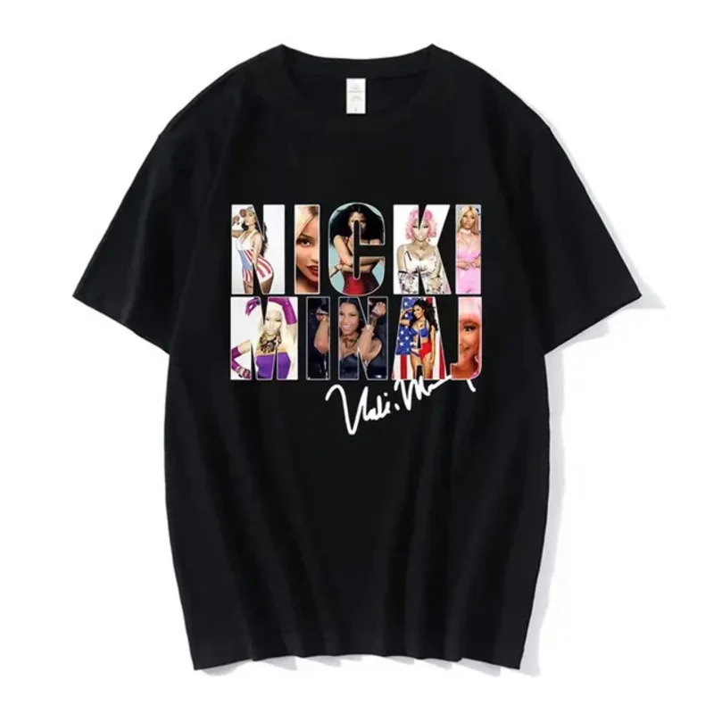 Hip Hop Streetwear Rappers Nicki Minaj Print Graphic  Graphics Clothing New Hot Selling Printed T-shirt 01336