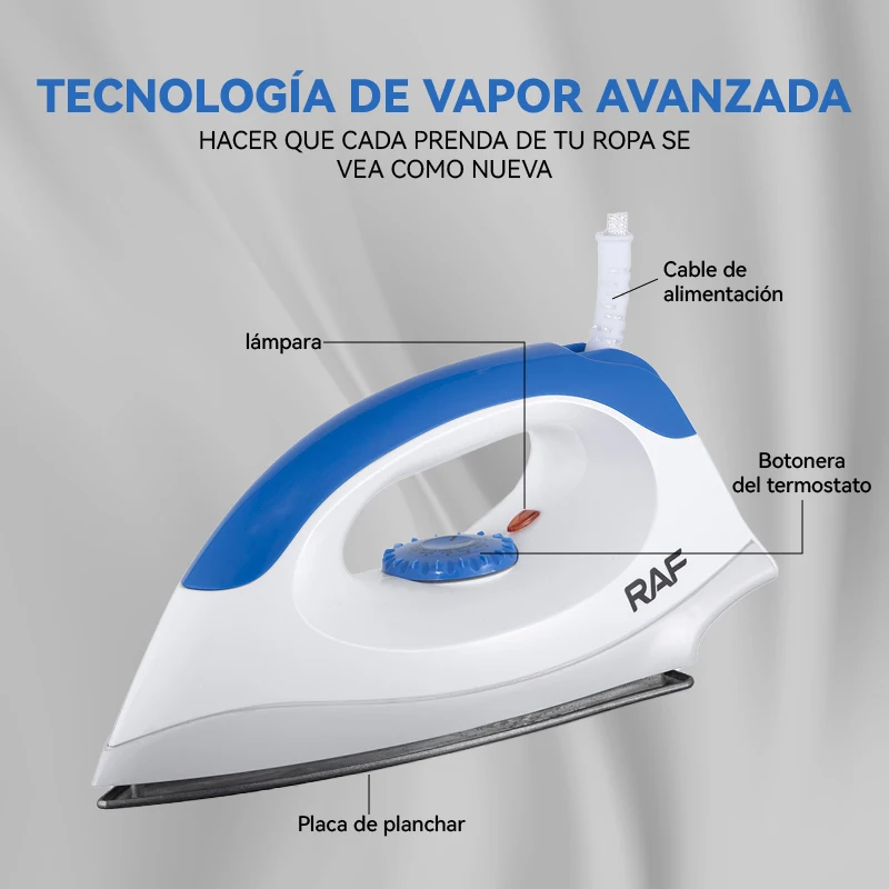 مكواة بخار كهربائية للملابس، طبق مطلي بالسيراميك، مكواة مسطحة 2200 وات، أجهزة المطبخ المنزلية