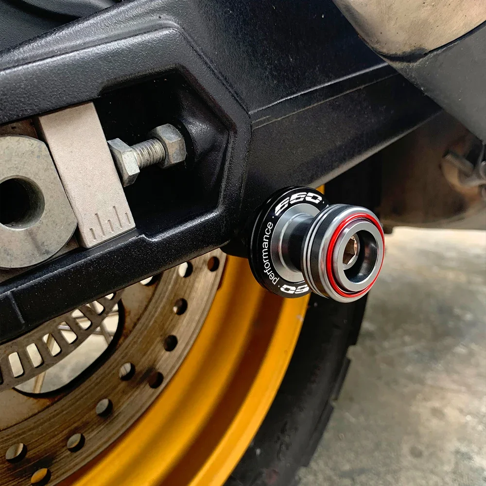 Für Triumph Trident 660 Trident660Tiger Sport 660 Daytona 660 2021-2025 2026 CNC Motorrad-Schwingenspulen-Slider-Ständerschrauben – Detail 5