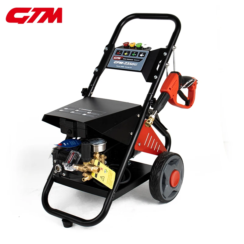 GTM Cordless Brushless Electric Portable 90bar 2500w High Pressure Machine Washer For Car Wash