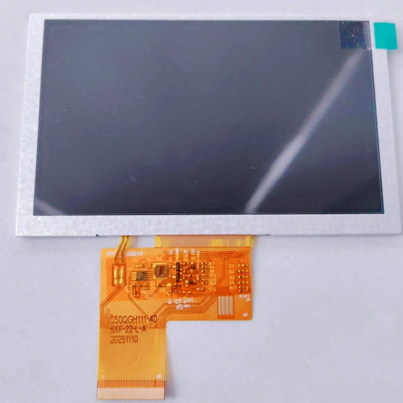 5Inch 40 Pins HD LCD Screen 800x480 RGB Display LCD Panel  For MP4 GPS Game Device 120x75mm