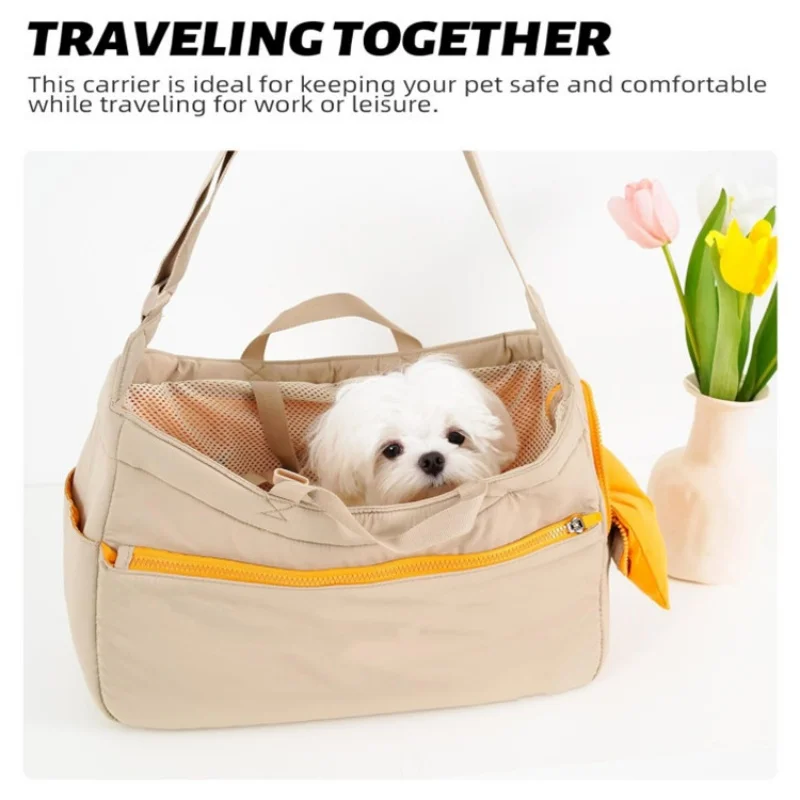 Lightweight Comfortable Breathable Luxury Pet Cat Dog Carrier Tote Travel Bag For Dog