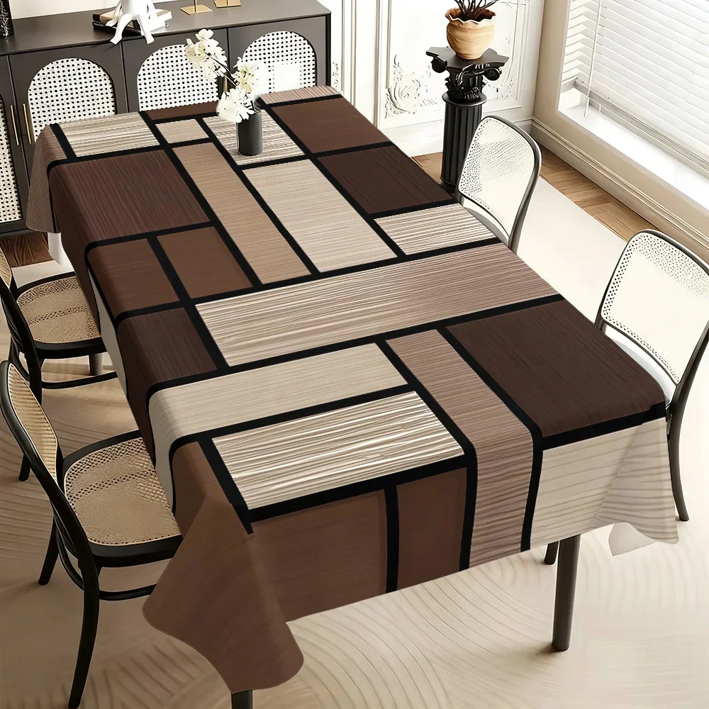 【jit】 1PC rectangular tablecloth/cover, large size, 2D flat printingzyc