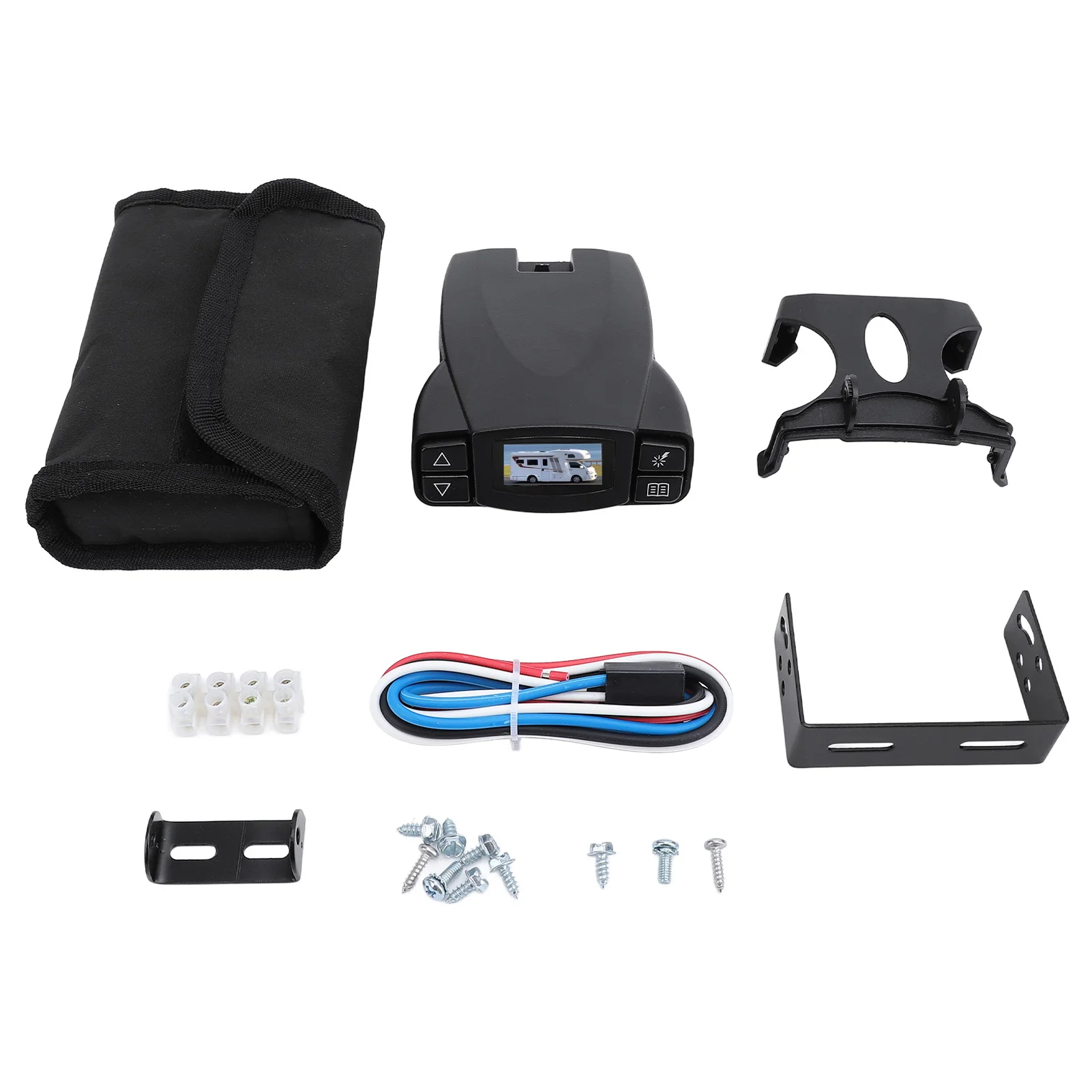 

P3 Electric Brake Trailer Brake Control Box Module 90195 LCD Display 1 to 4 Brake Trailer Brake Controller for Tacoma 90195