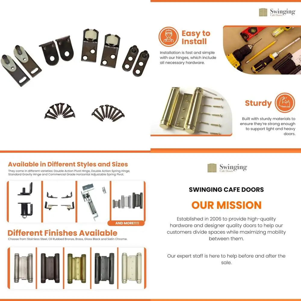 

Качающиеся двери двойного действия с самозакрывающимися и самозакрывающимися петлями для входа и выхода в салон