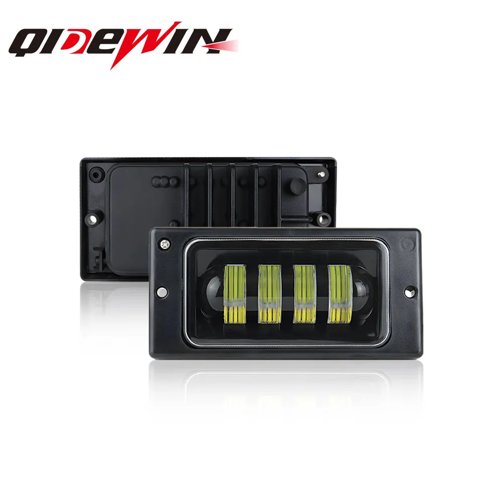 

Автомобильные светодиодные противотуманные фары в сборе, квадратные противотуманные фары, водонепроницаемые, 12 В, 6000 К, белые автомобильные передние противотуманные фары для Lada 2110-2117