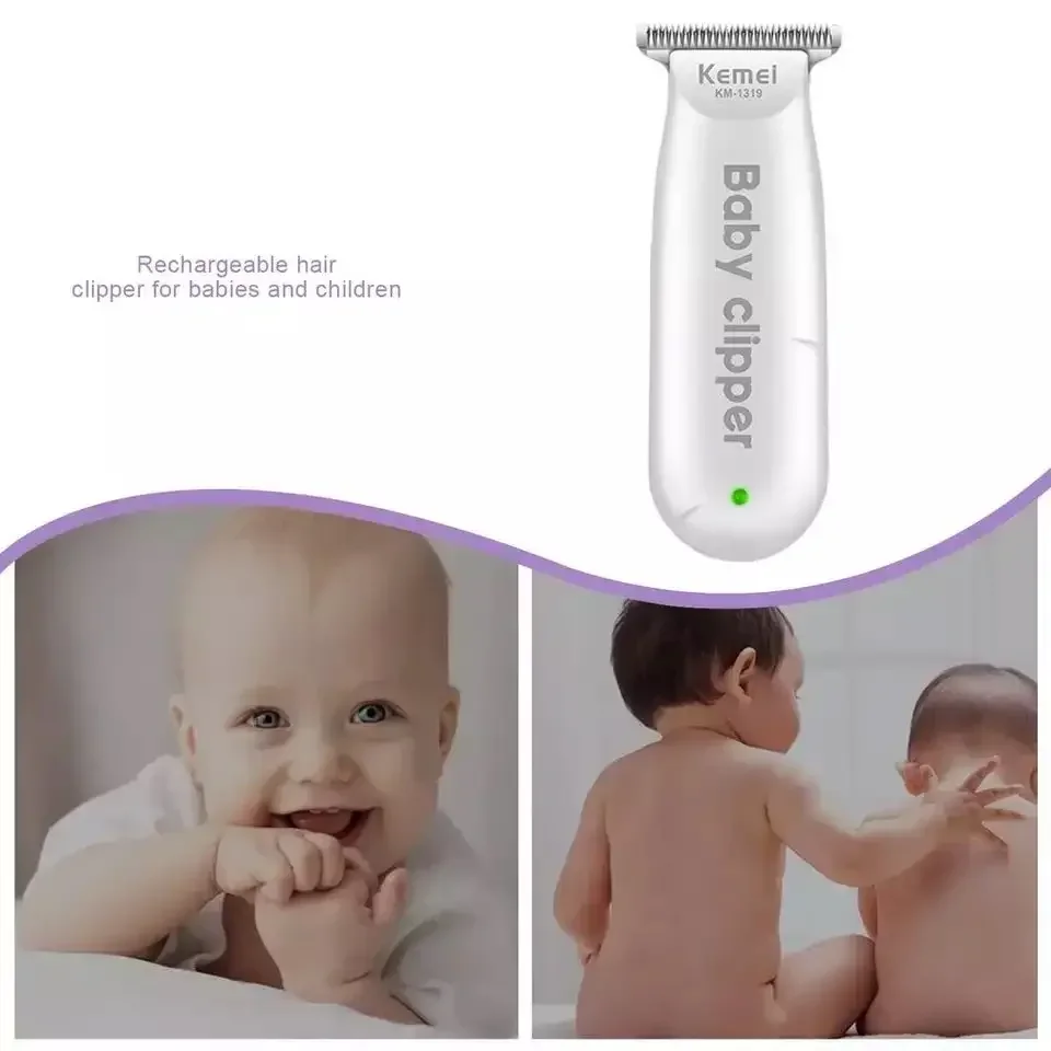 Kemei Oplaadbare Elektrische Tondeuse KM-1319 Baby Haar Trimmer Draagbare Huishoudelijke Tondeuse Behandelmachine China