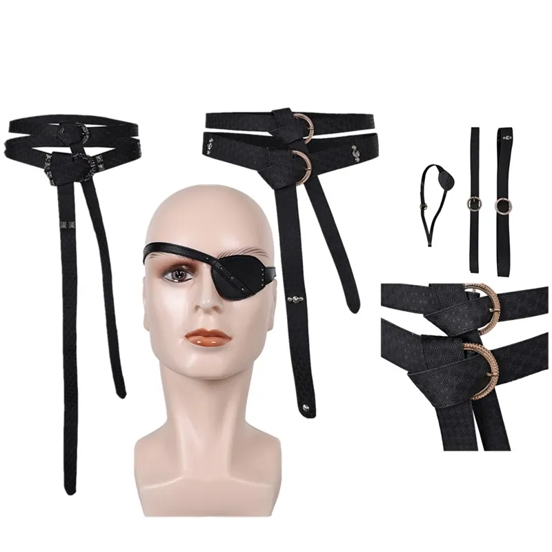 Aemond pasek Daemon Cosplay pasek Eyemask TV Fantasy dla dorosłych mężczyzn Retro Halloween akcesoria karnawałowy kostium prezenty