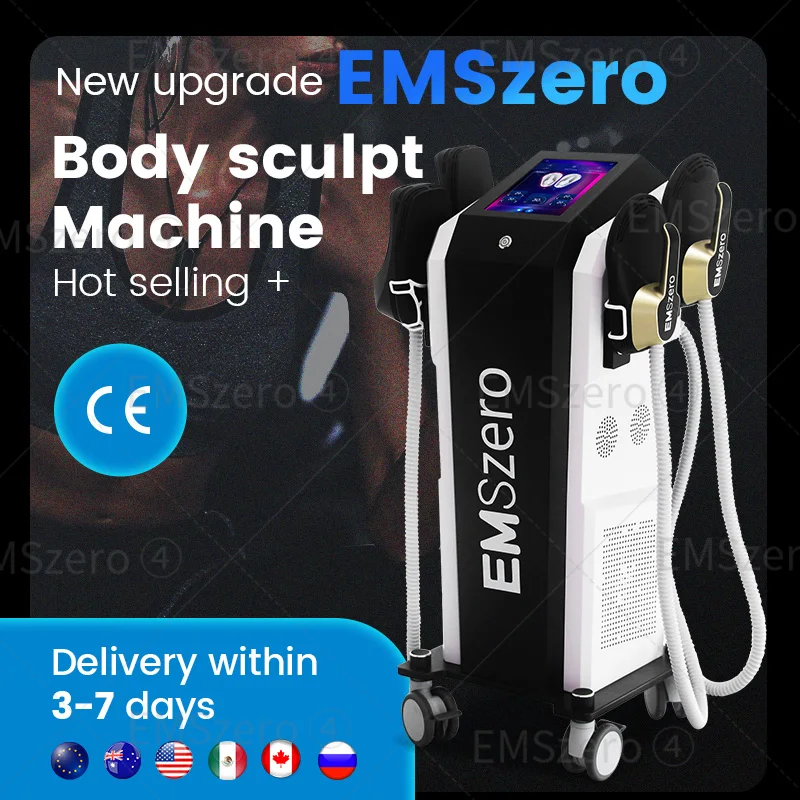 Máquina profesional EMSZERO para esculpir el cuerpo, mejora de eliminación de grasa, 6500W, dispositivo de adelgazamiento EMS, Estimulador muscular EMS RF ABS