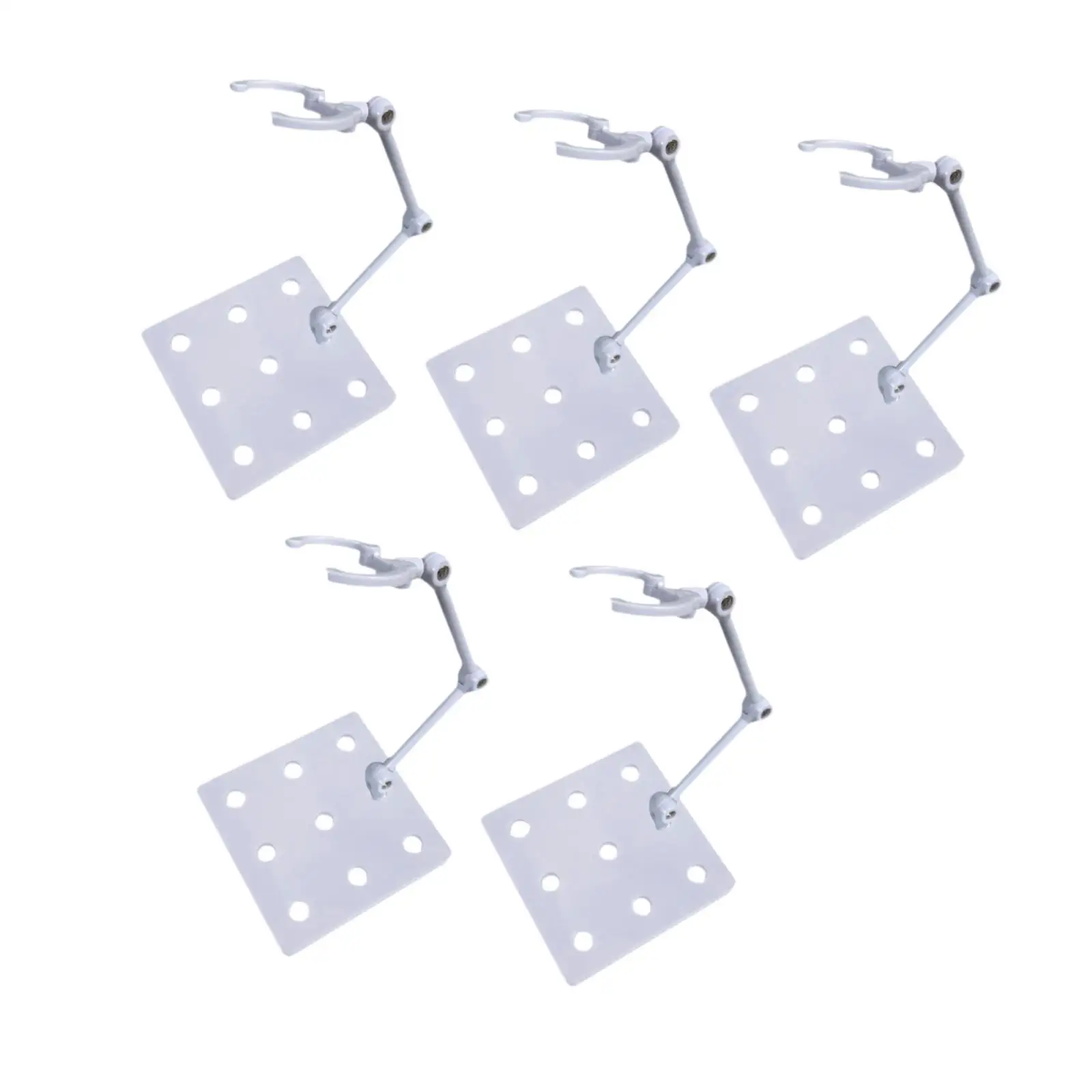 5Pcs Doll Model Stand Doll Stop Motion Holder Easy Assembly Lightweight Support Arm Bracket for BB Hg/RG Kids Children