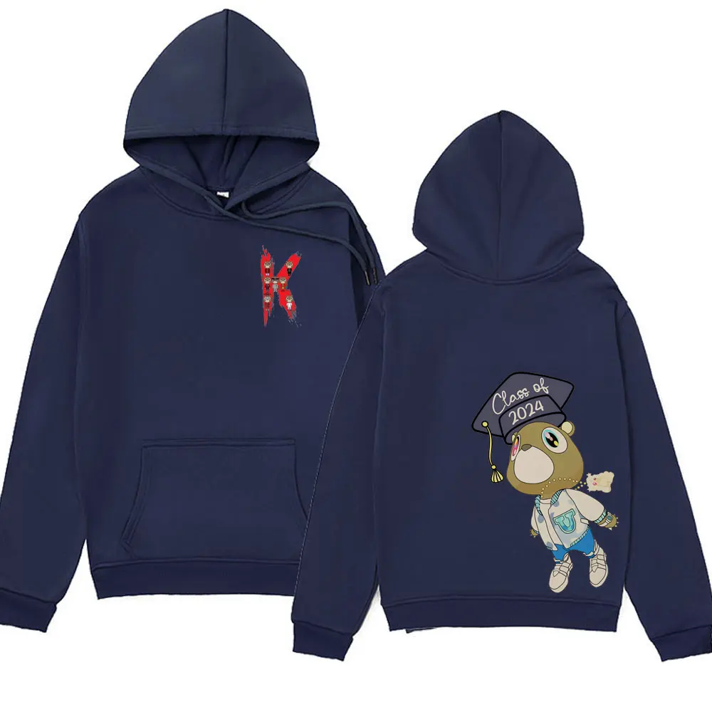 Rapper Kanye West Hoodie Music Album College Dropout Long Sleeve Hooded Sweatshirts Men's Women's Fashion Hip Hop Hoodies Male