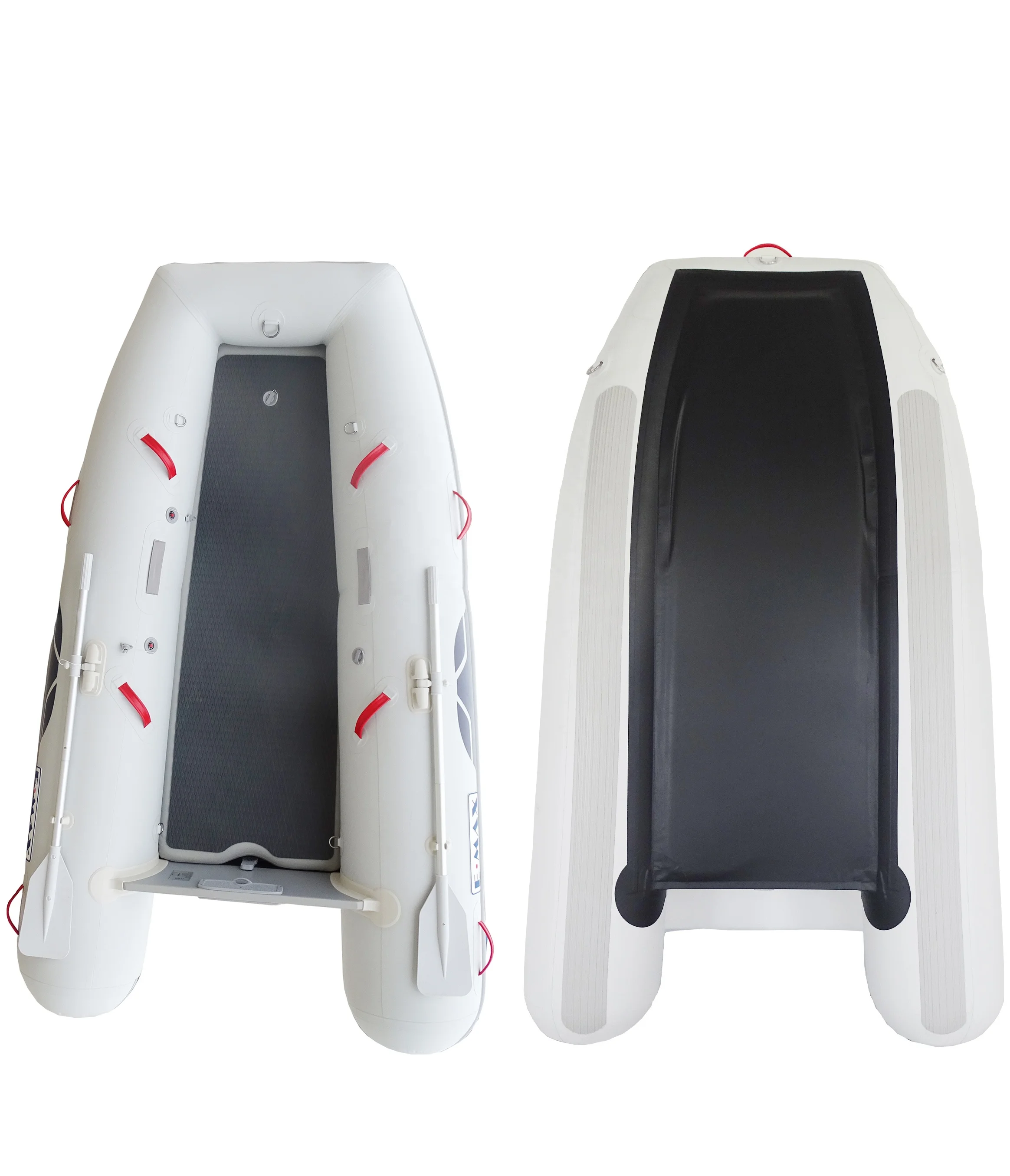 قارب صيد قابل للنفخ من مادة PVC قابل للطي مع أرضية Airmat