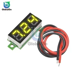 0.28 Inch DC 2.5-30V Mini LED Digital Voltmeter Voltage Meter Panel 2 Wire Car Motocycle Electric Volt Tester 5V 12V 24V