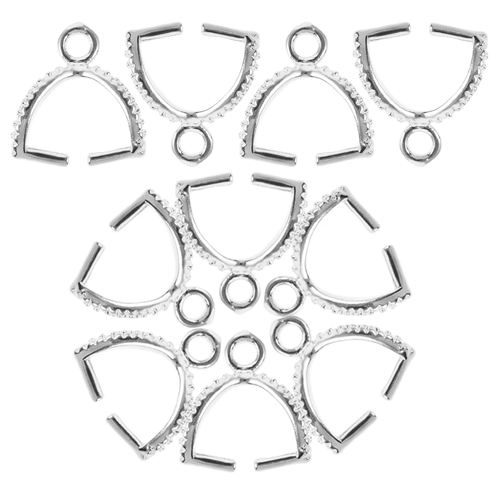 

Copper Jewelry Bails Connectors For Necklace And Bracelet Making Unique Patterned Charm Accessories
