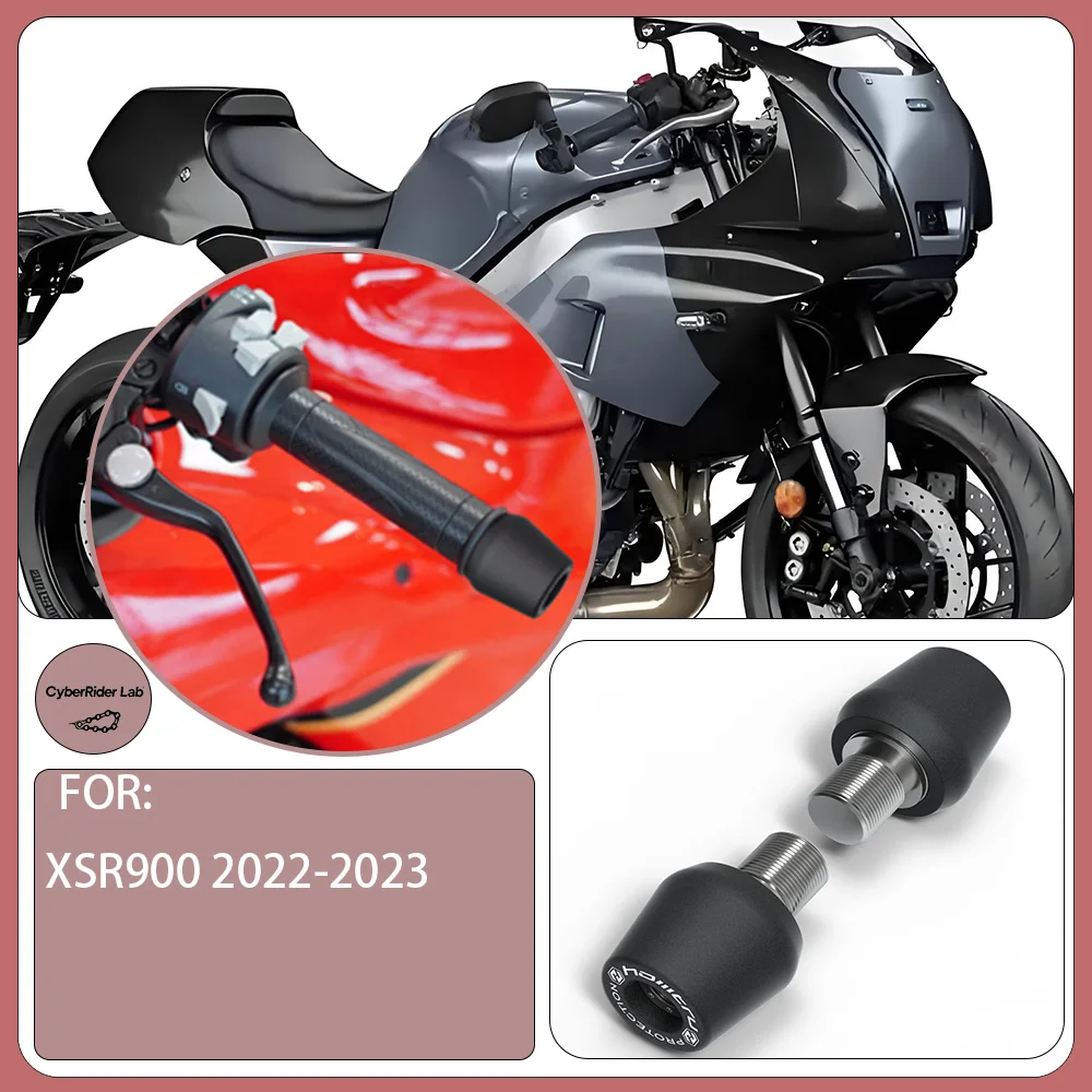 

​​For Yamaha XSR900 2022-2023 Bar End Caps (Non Mirror) - CNC Motorcycle Grips Tool-Free Install Back to School Rider Gift​