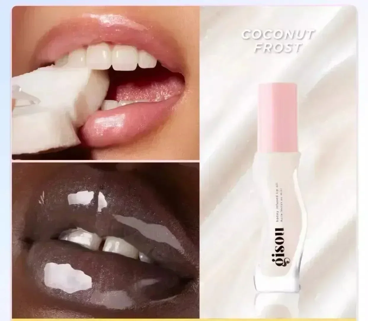 Gisou Hydraterende Geglazuurde Pruim Lippenbalsem Lipolie Glans Verzorging Van De Lippen Benetitnt Voor Lippen Plumping Exfoliërende Plumping Gloss