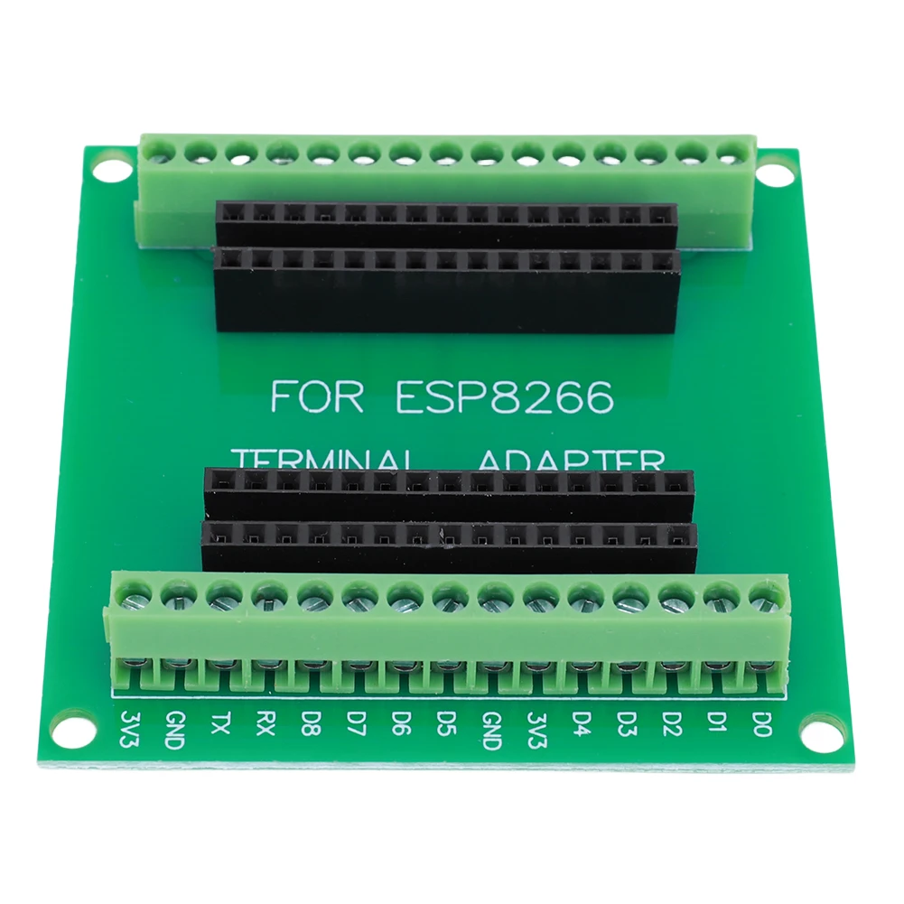 ESP8266 Expansion Board GPIO Terminal Screw Board for ESP8266 ESP-12E NodeMCU for ESP8266 ESP-12E NodeMCU Development Board