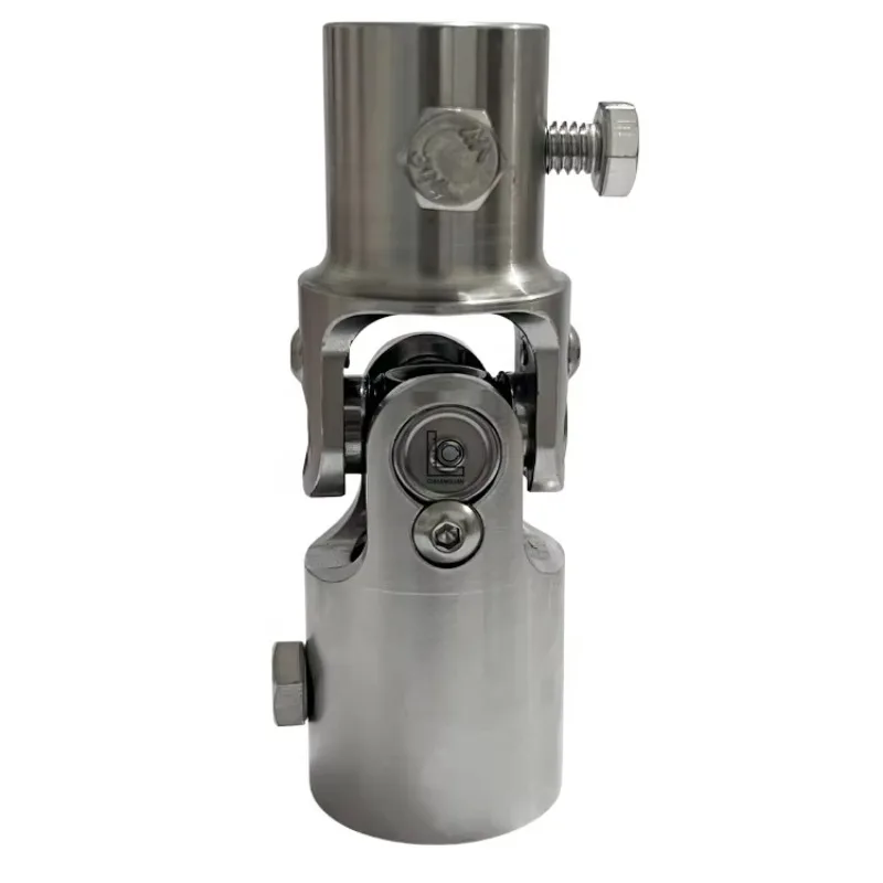 Junta universal de acero inoxidable de dirección única de 3/4 ''a 1'' con rodamiento transversal de agujas para motores de barcos