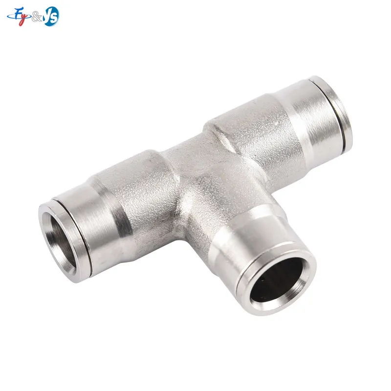 9.52mm Slip Lock Quick Connector High Pressure Brass Fitting Tee Elbow Straight With Nozzle Seat For Misting Cooling Irrigation