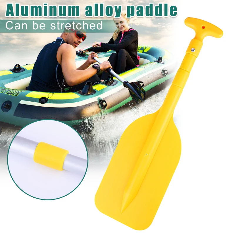 Outdoor Marine Telescoping Paddle Portable Ultralight Aluminum Alloy Oar For Sea Adjustable Marine Mini Paddle Boat Accessories