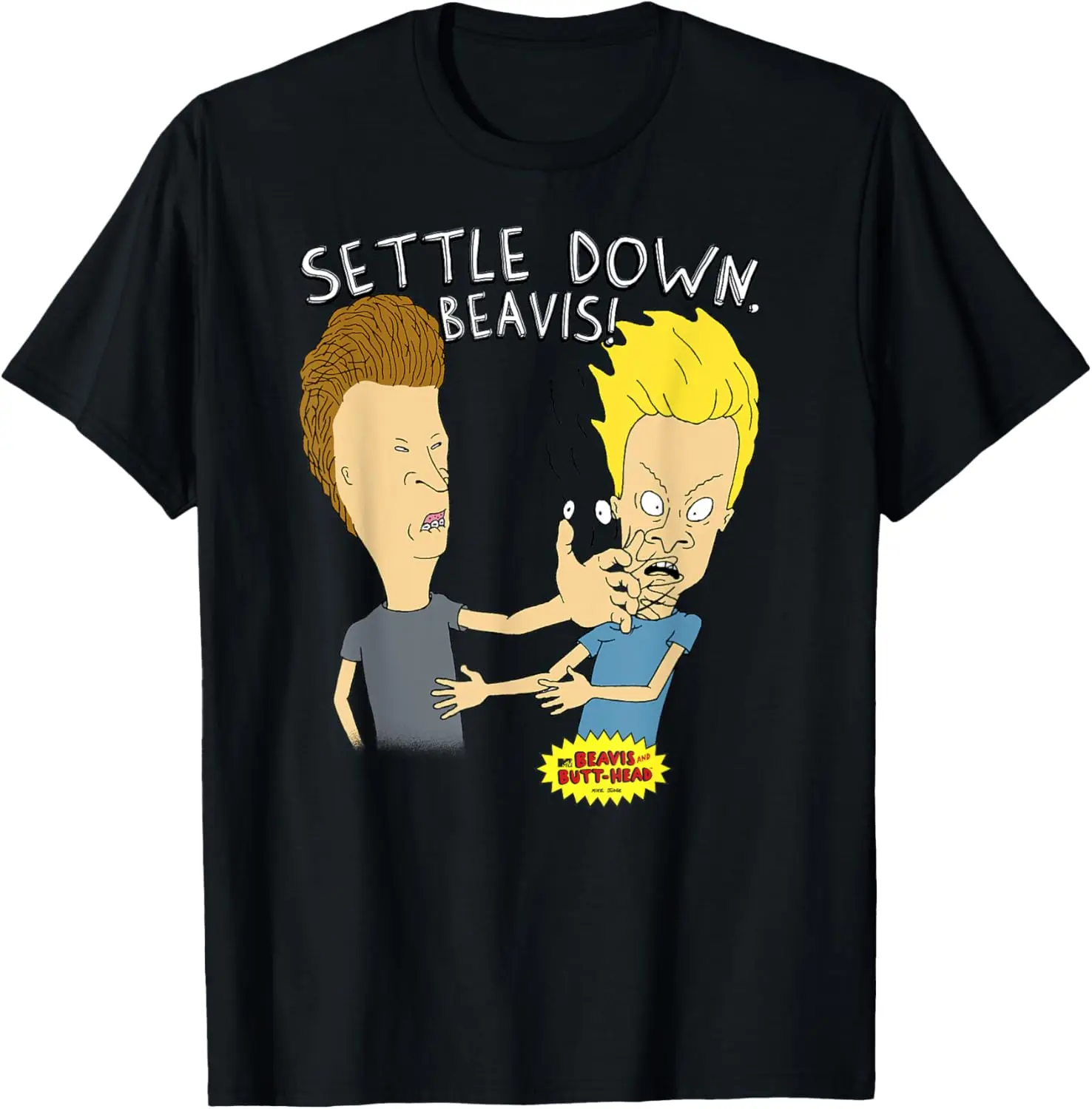 T-shirt Beavis e testa di testa di testa di testa di Beavis