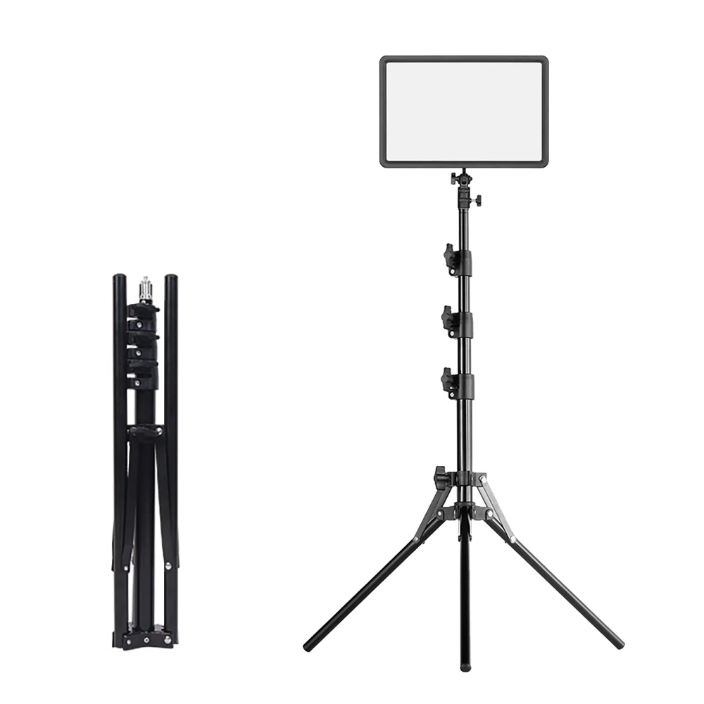 Photography Light Stand Tripod Bracket Thicken Aluminum for YONGNUO YN600L YN300 YN300III YN360 YN200 Video LED Fill Light Flash