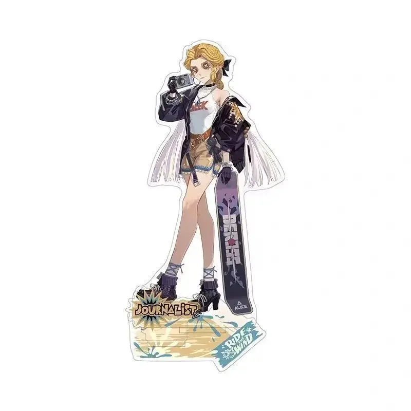 الهيب هوب أنيمي على الجليد الهوية الخامس لتقوم بها بنفسك مزدوج الإدراج حامل الاكريليك لعبة الشكل محظوظ ريزنيك إيما وودز نموذج لوحة لعبة دمية #6