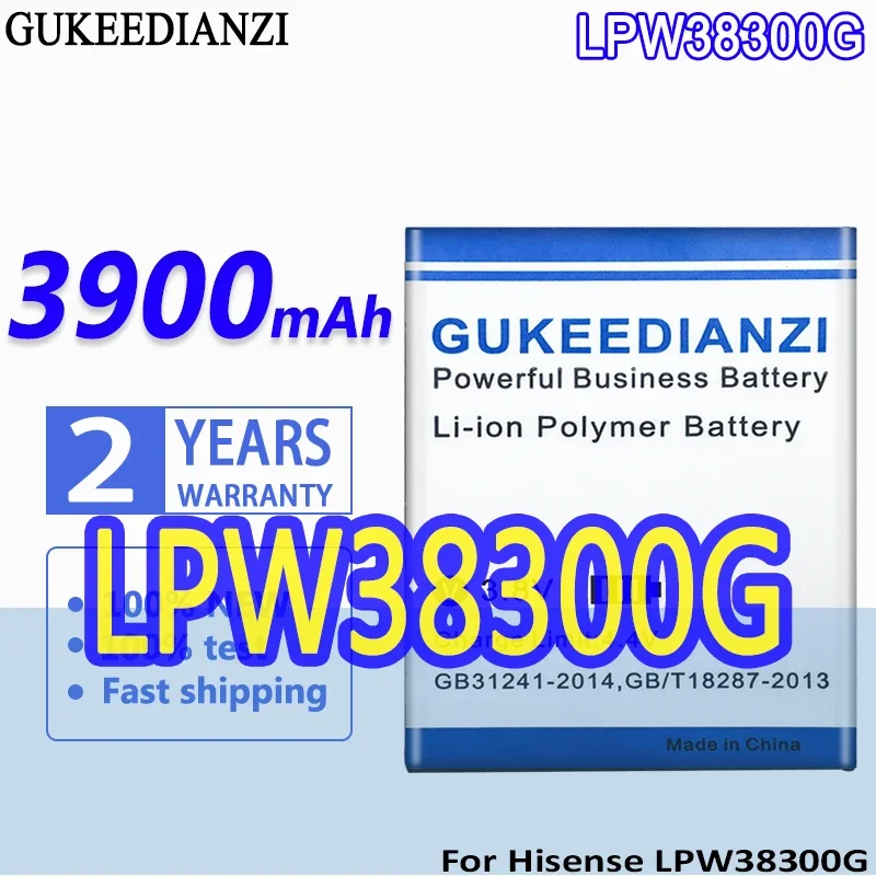 

High Capacity GUKEEDIANZI Battery 3900mAh For Hisense LPW38300G Mobile Phone Batteries