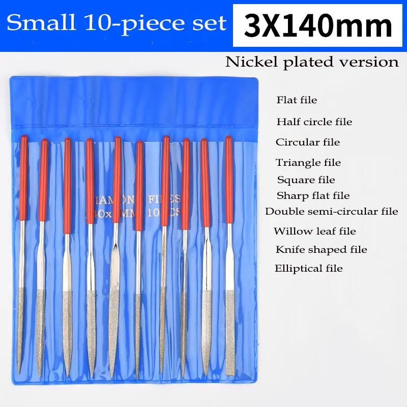 

Diamond Needle File Set Mini Needle File Kit For Stone Glass Metal Carving Craft Hand Tools Needle File Set
