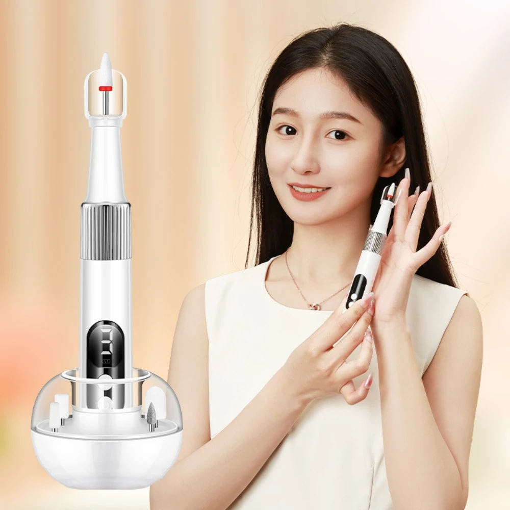 Electric Nail Sander Set Nail Drill Machine Grinding Equipment Milling Cutter For Manicure Pedicure Strong Polishing Tools