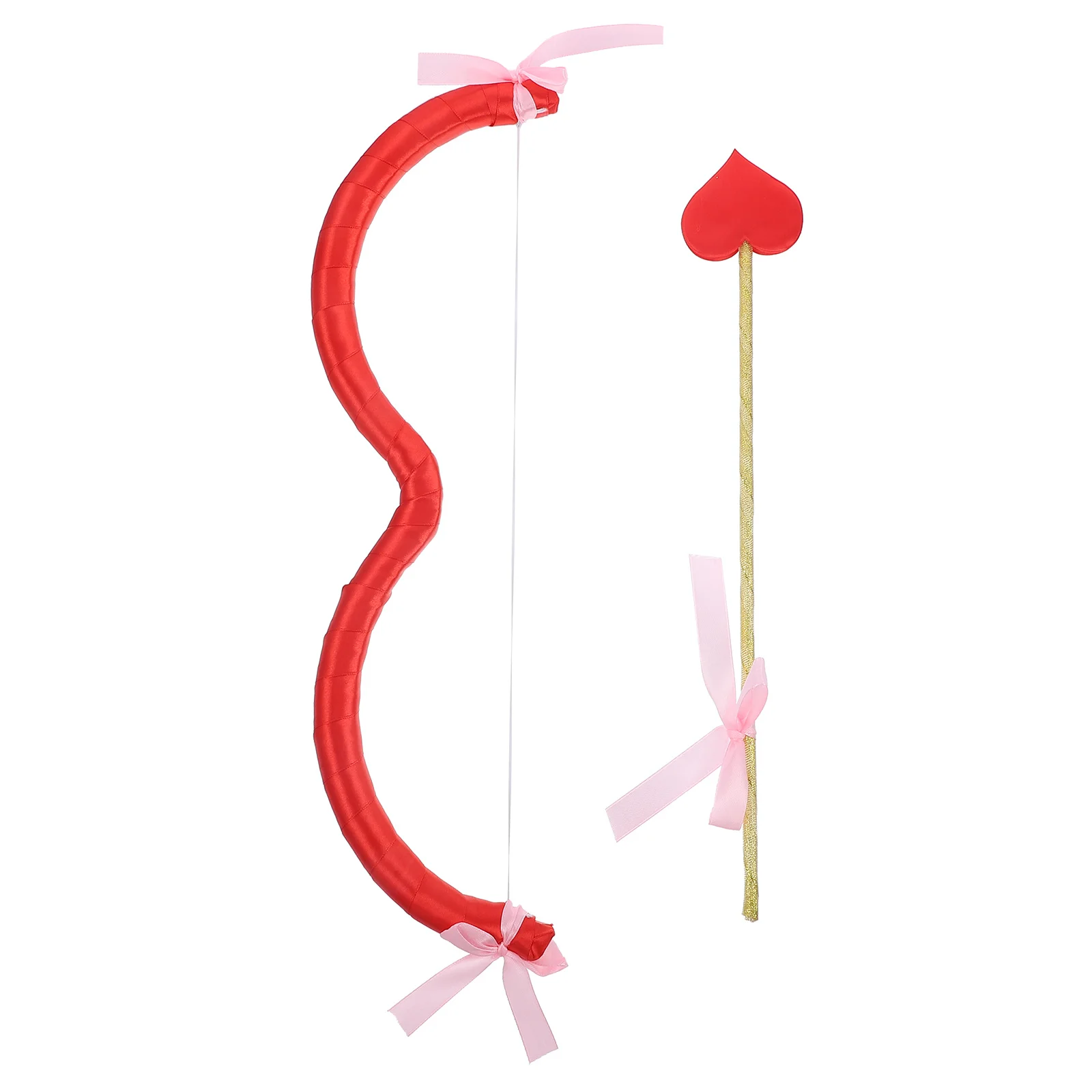 

1Set Cupid Bow Arrow Set Versatile Lightweight Cosplay Prop Suitable for Valentine Day Photo Accessory Cupid Bow