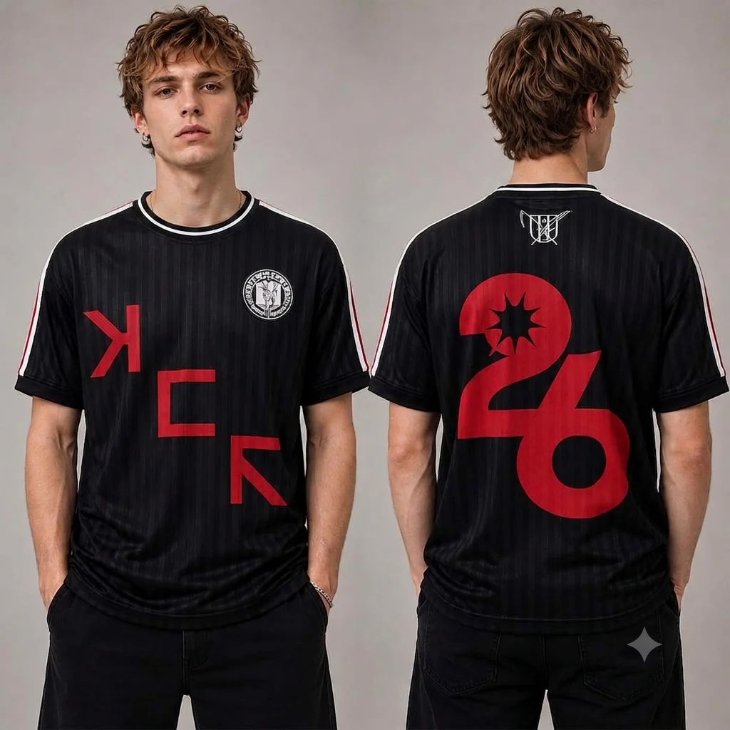 America Rock Band The Black Parade Tour 2026 Fans Jersey Adult Kids Casual Short Sleeve Crew Neck #26 Unisex Football T-Shirt