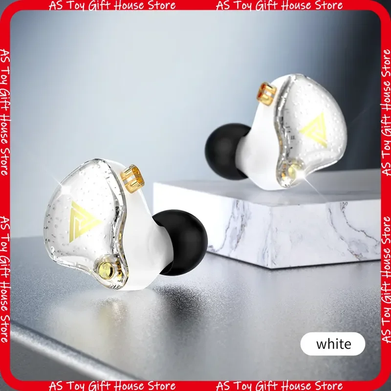 Qkz Ak6 Pro Kabelgebundene In-Ear-Kopfhörer Hifi Heavy Bass Stereo Sound Aufrüstbar 2-Pin für Smartphone Laptop PC Musik Audiophile