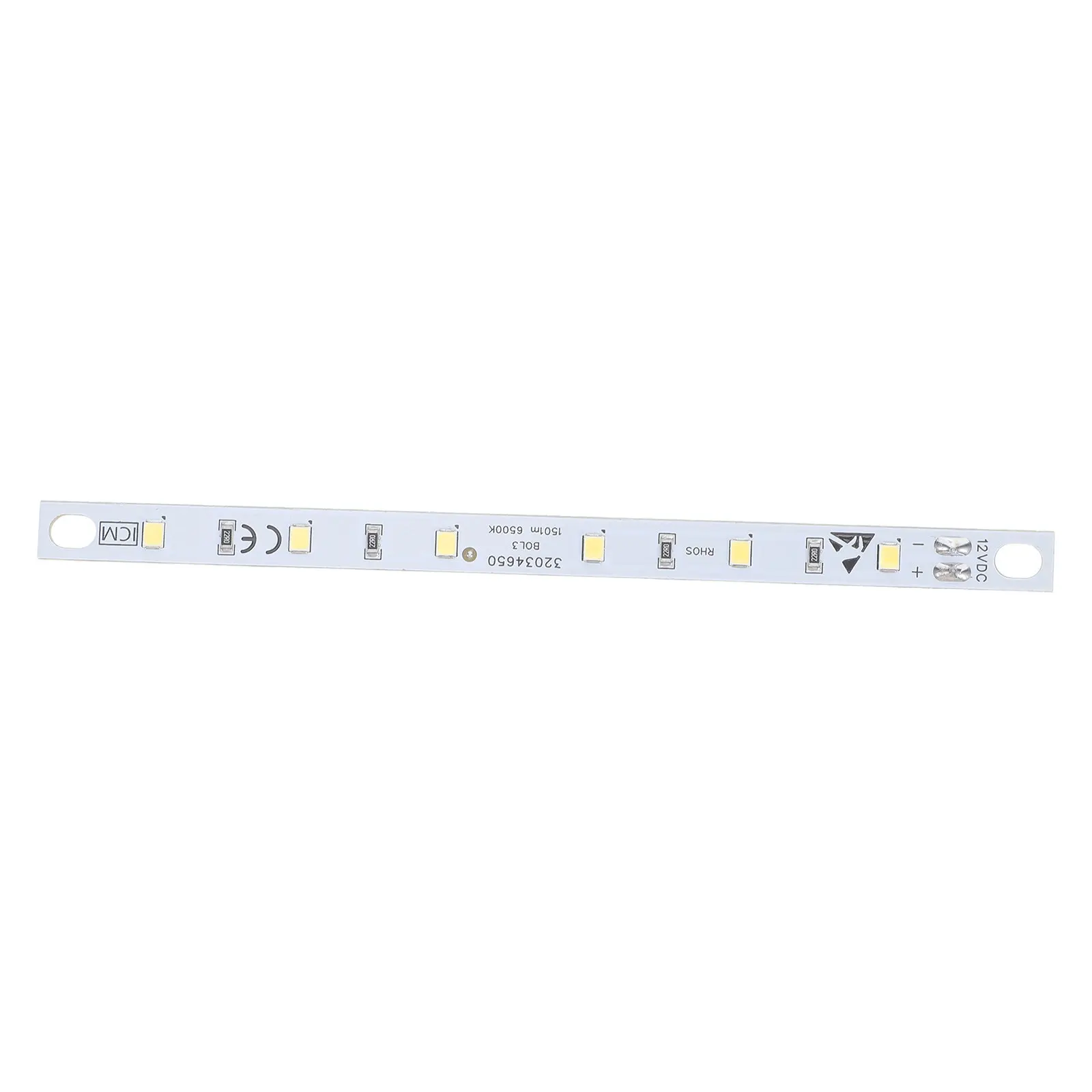 Barre lumineuse à LED pour réfrigérateur, 5,3 pouces, bande lumineuse à LED pour réfrigérateur, pièces de rechange, bande lumineuse à LED pour réfrigérateur, éclairage intérieur économe en énergie.