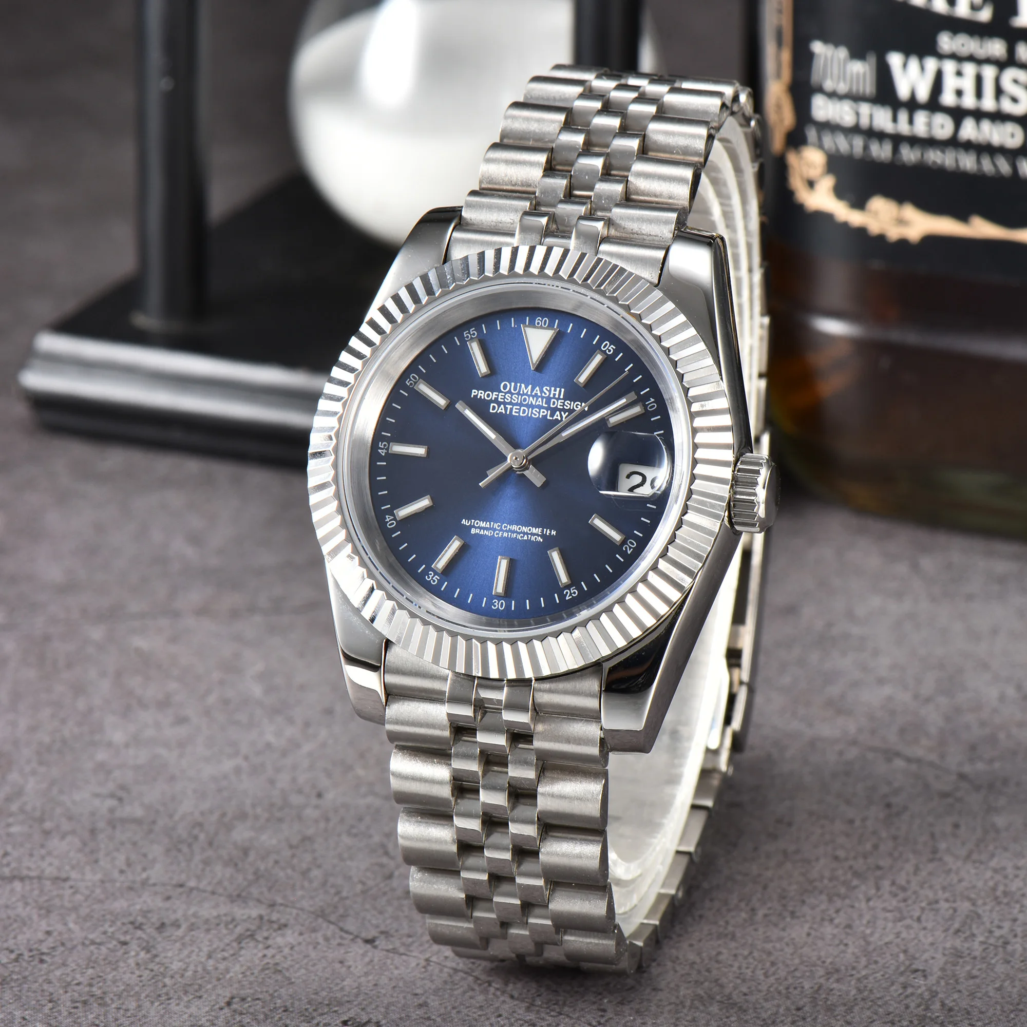 NH35 Automatic Movement Watch 36/39mm Diameter Stainless Steel Case Sapphire Glass Waterproof Watch Luminous Casual Men's Watch