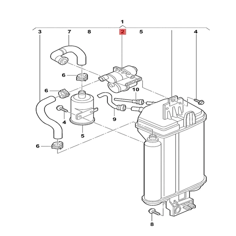 Evaporative Emission System Leak Detection Pump For  A3 VW Jetta Passat Tiguan Touareg Beetle 7L0906243D Parts