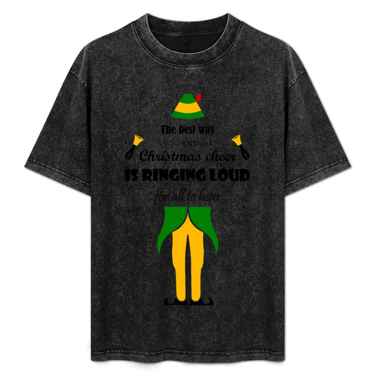 

Spread Christmas Cheer (Ringing) T-Shirt baggy shirts hippie clothes graphic t shirt vintage mens graphic t-shirts