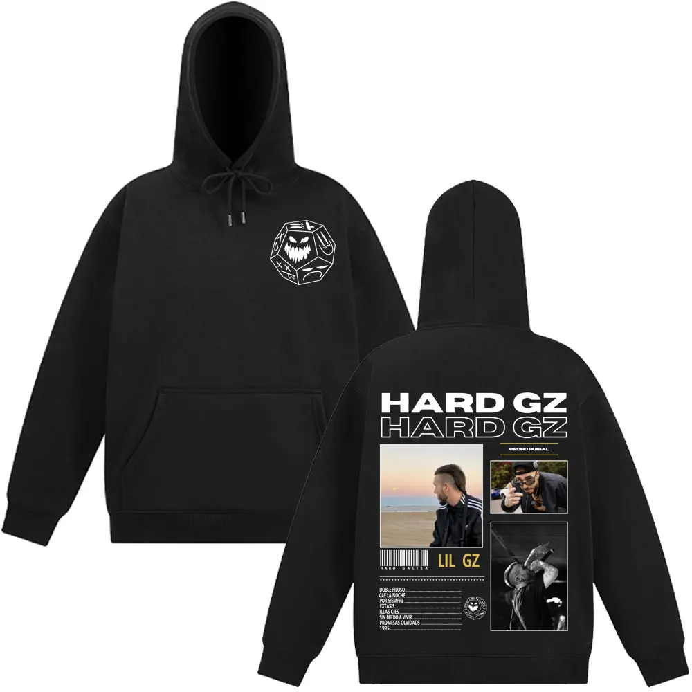

Rapper HARD GZ Tour 2025 Hoodie Men Women Fashion Hip Hop Pullovers Hooded Sweatshirts High Quality Oversized Hoodies Streetwear