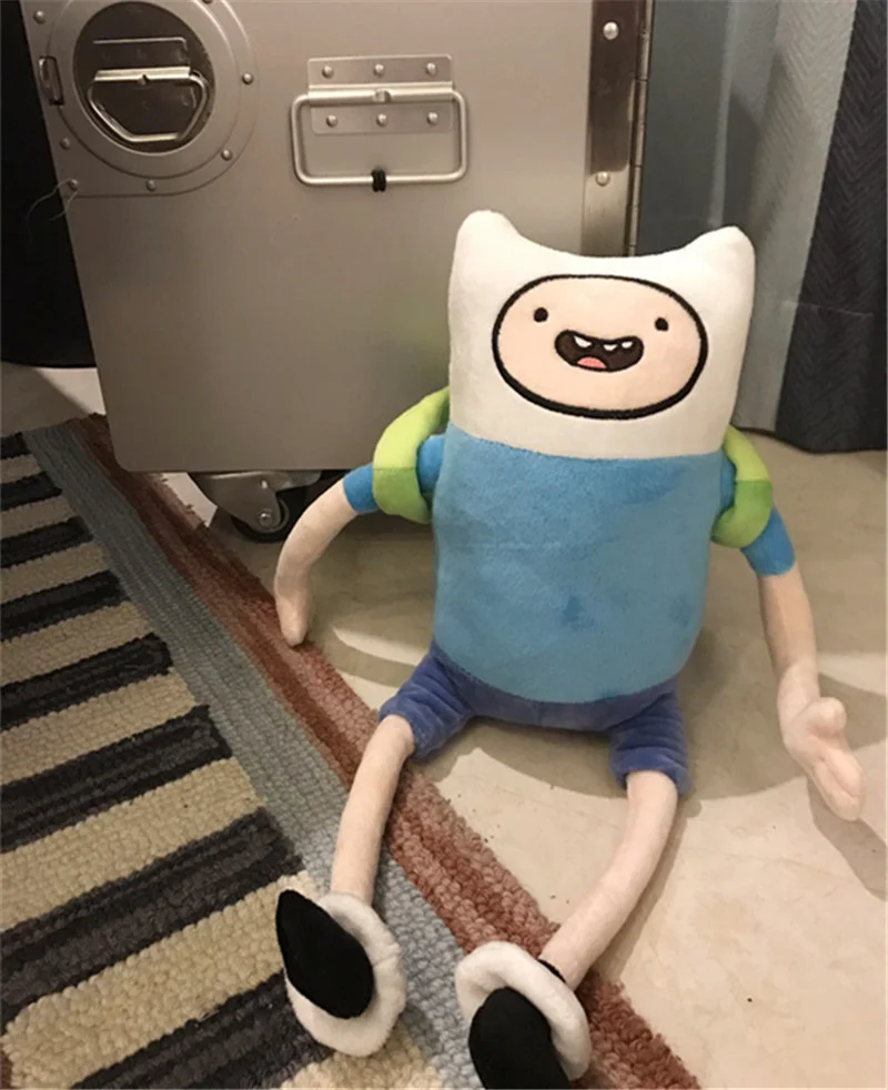 28-42cm Finn Jake BMO Soft Stuffed Animal Dolls Creative Adventure Robot Plush Toy Throw Pillow Cartoon Stuffed Dolls Kids Gifts