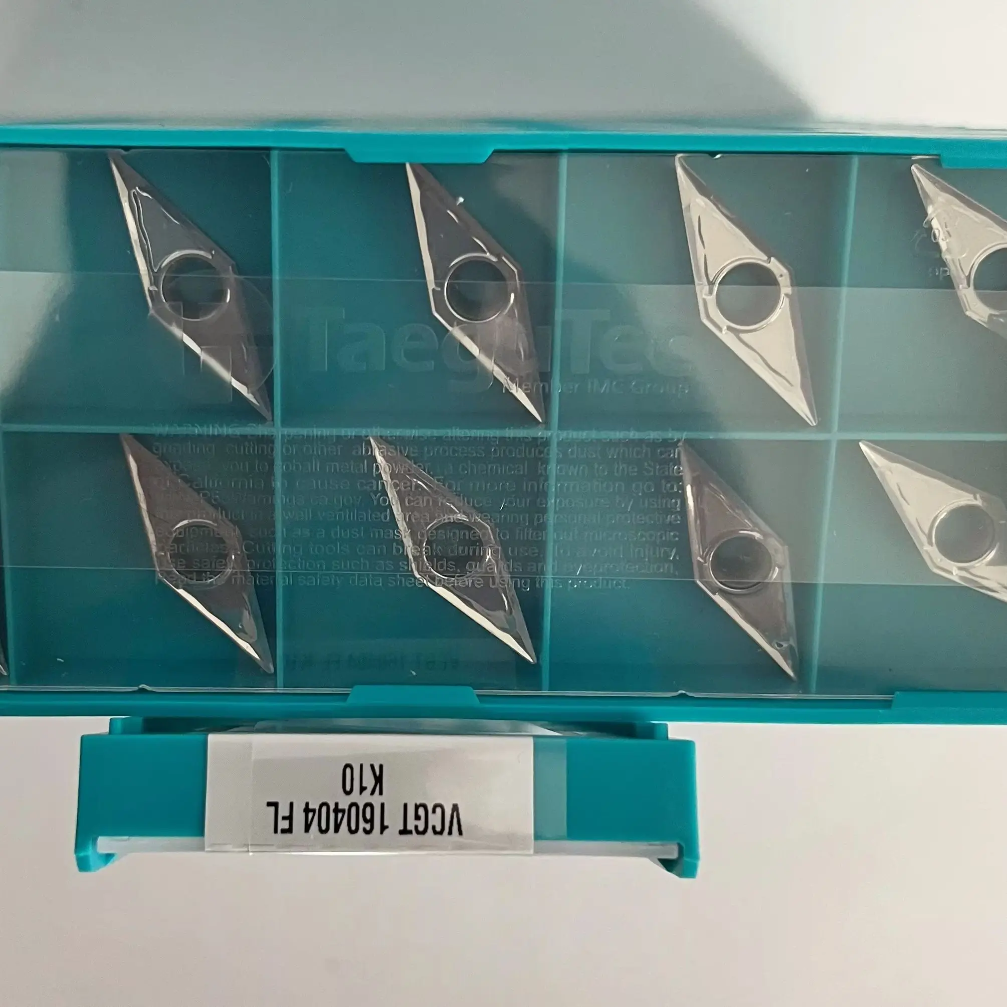 

Лезвие с ЧПУ, режущее лезвие из твердого сплава VCGT160404FL K10