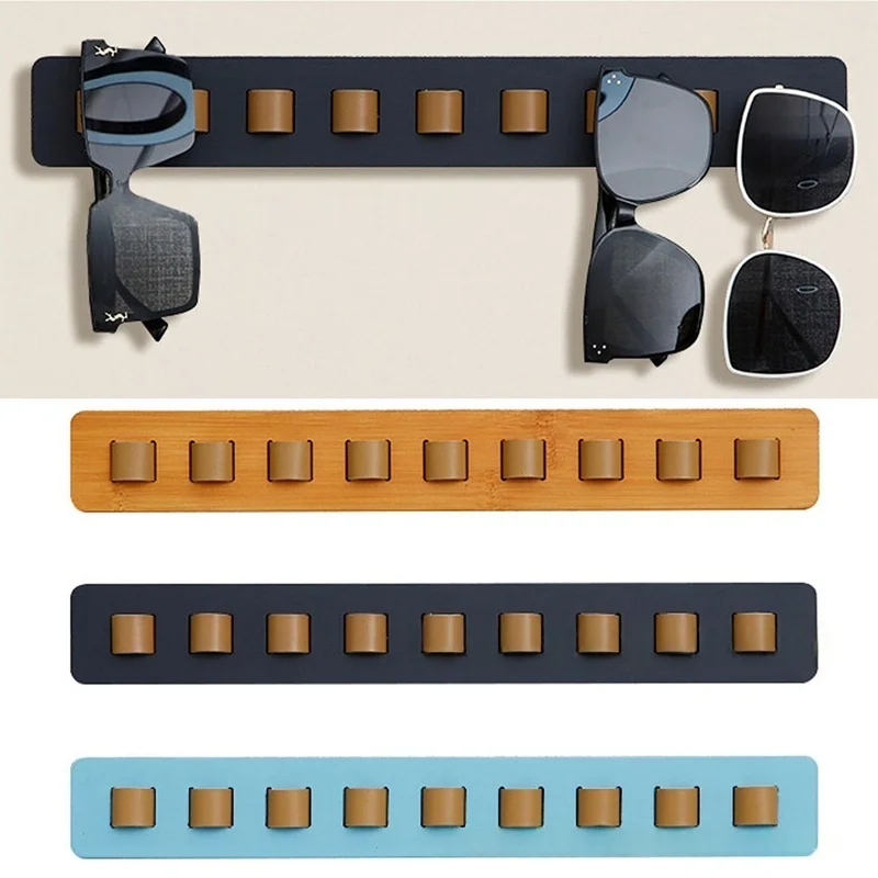 Деревянная полка для хранения очков, настенная оправа для очков, стеллаж для хранения солнцезащитных очков, подставка для очков, кронштейн-крючок