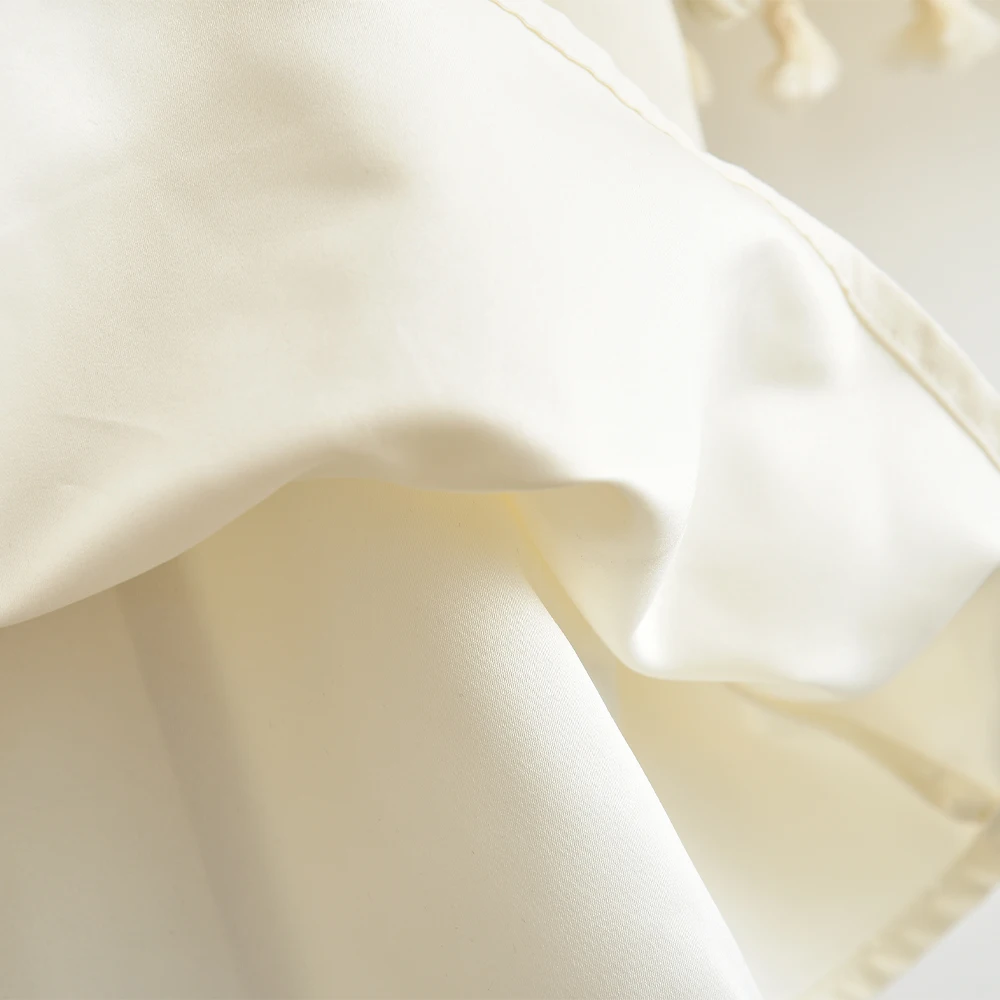 Beige Mädchen Freizeitkleider Herbst Langarm Schleife Dekoration Prinzessin Kleid Modische und einfache Freizeitkleidung für Kinder – Detail 9