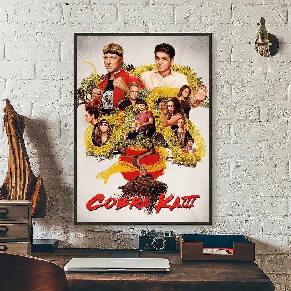 المسلسل التلفزيوني كوبرا كاي ملصق فني ذاتي اللصق مقاوم للماء ورقة ملصق مقهى بار الملصقات ملصقات الحائط #3