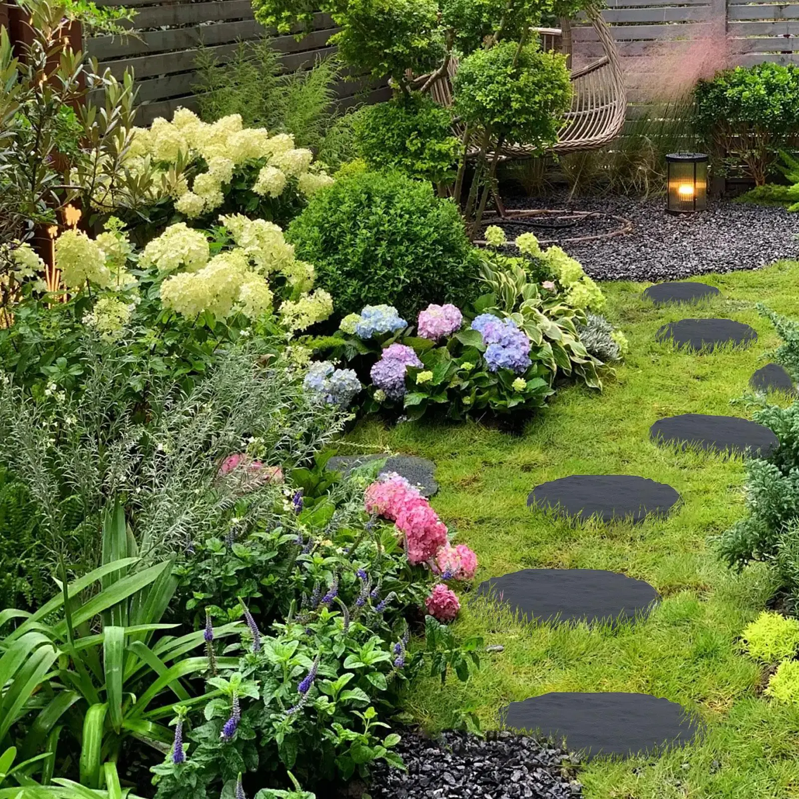 Garden Stepping Stones Outdoor Paving Stepping Pavers Landscaping Ground Decor For Playground Outdoor Garden Backyard Patio
