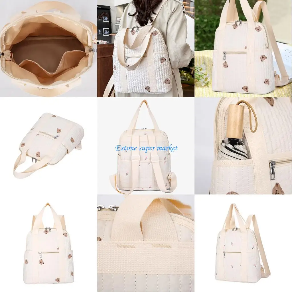 

090B Easy Access Care Backpack Rainproof Cotton Fabric Ergonomic for Parents