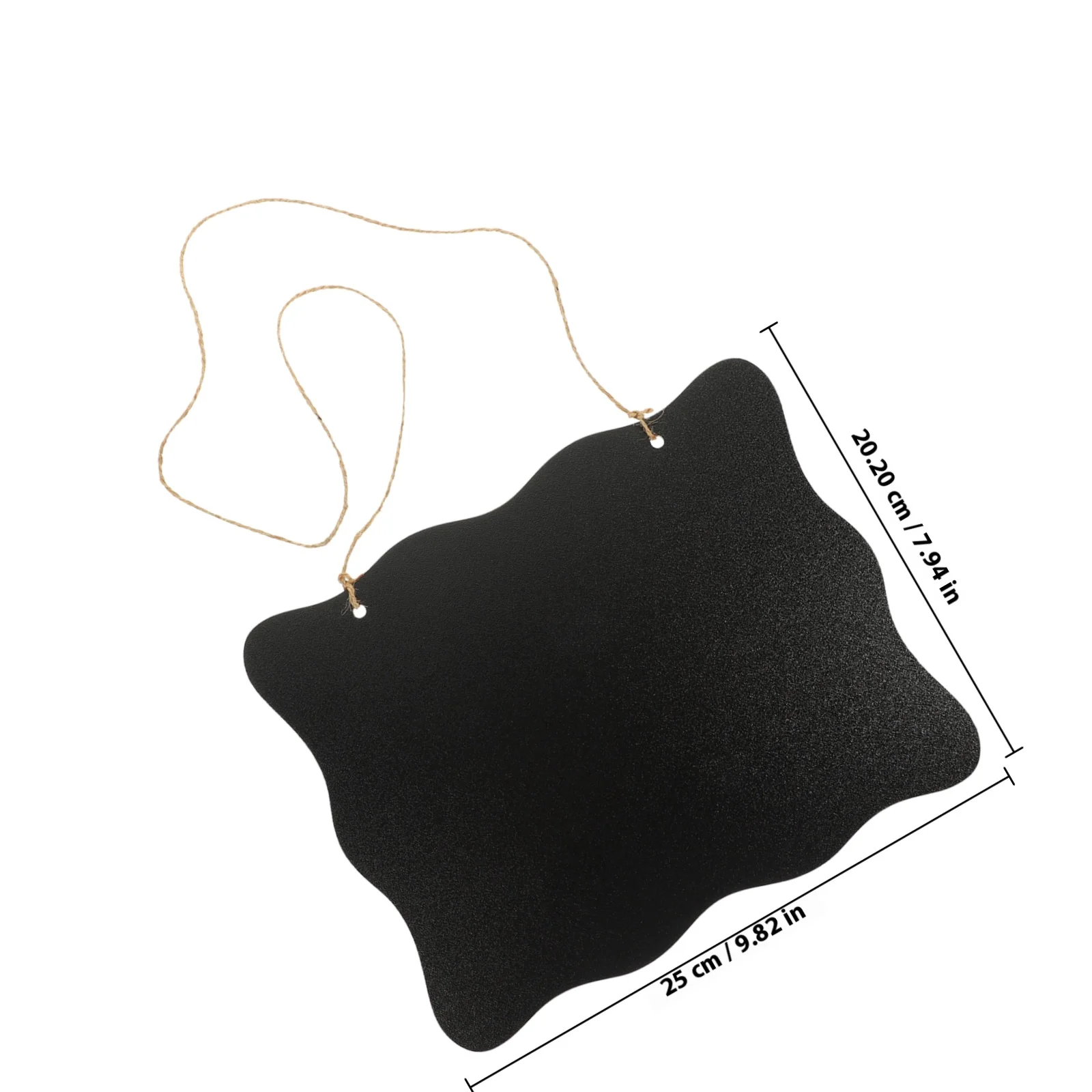 Small Chalkboard Sign Wall Hanging Double Sided Message Board for Door Decor Shop Office Use High Grade Density Board Reusable