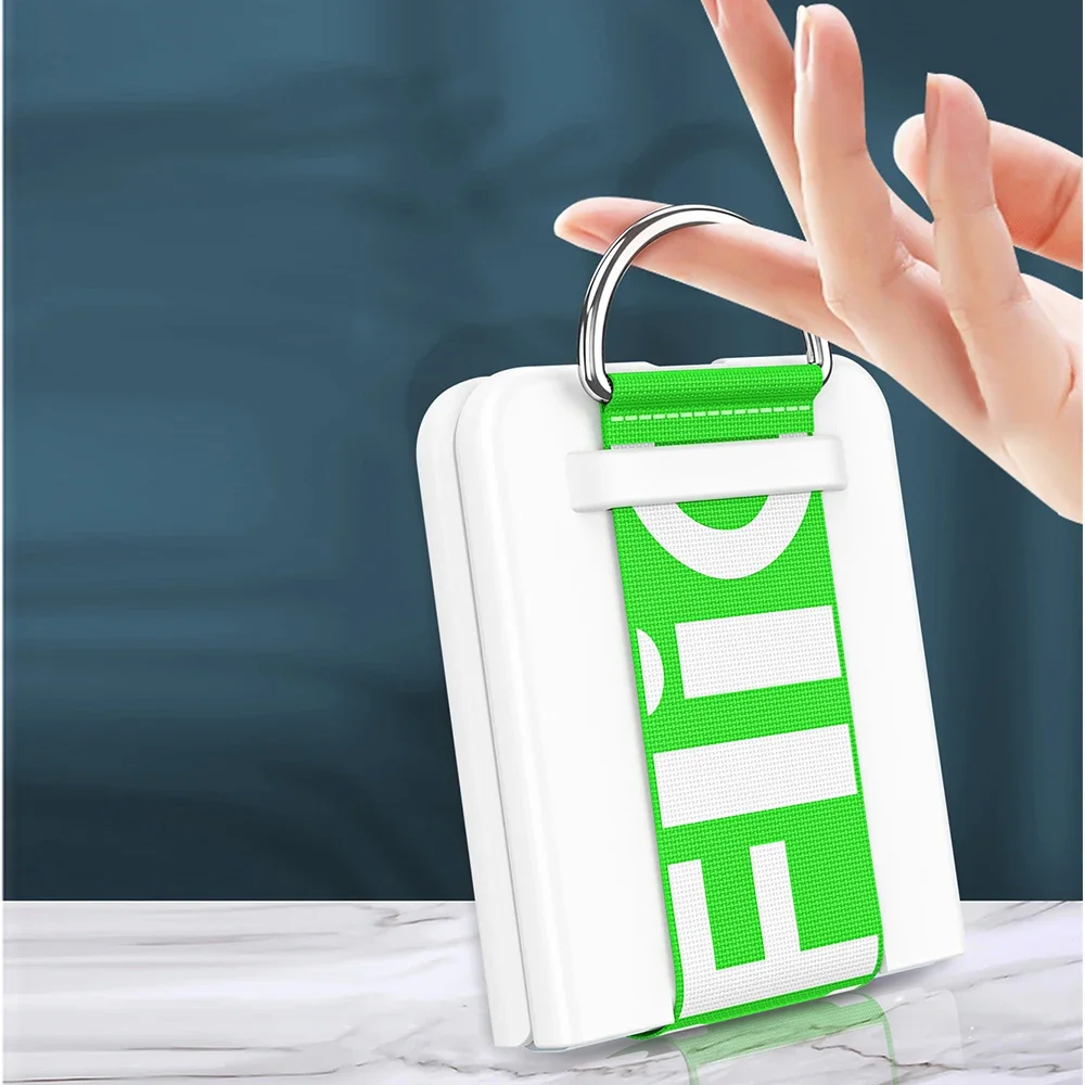 Nuovo per Samsung Z Flip 5 6 custodia con supporto ad anello con cinturino da polso elastico custodie per cinturino per Samsun Galaxy Z Flip 4 3 5 6 Z Flip6 Cover