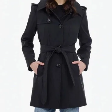 Women's Autumn And Winter CoatsYoung Women's Trendy Casual Versatile Loose Medium And Long Lapel Trench Coat Top, Europe And Ame